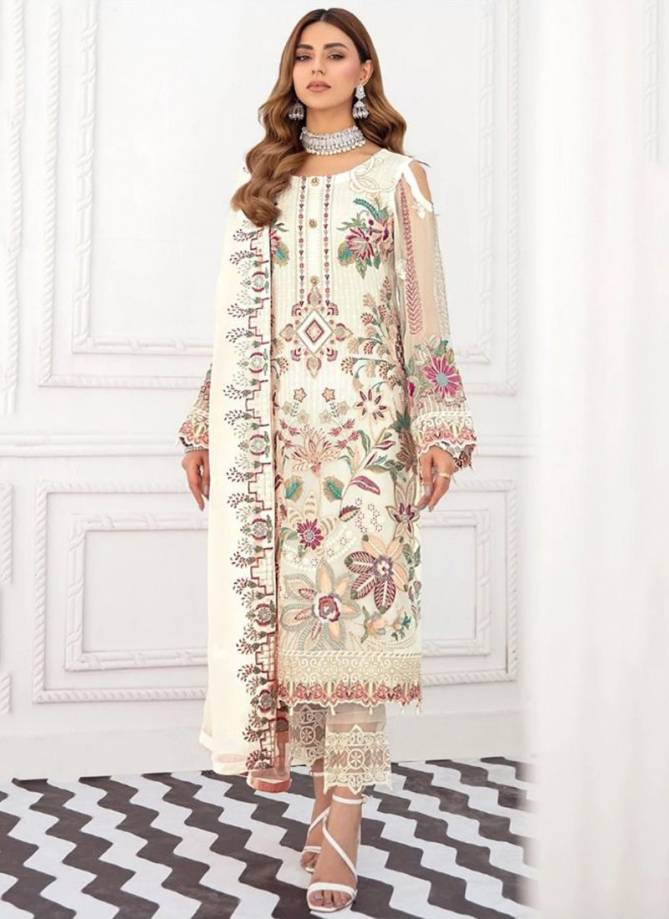 DINSAA SUIT RAMSHA HIT COLOURS 1 Latest Designer Festive Wear Pakistani Suit Collection